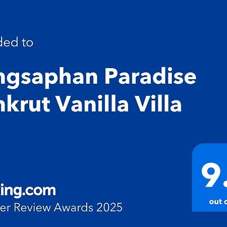 Bangsaphan Paradise Bankrut Vanilla Villa Eksteriør bilde